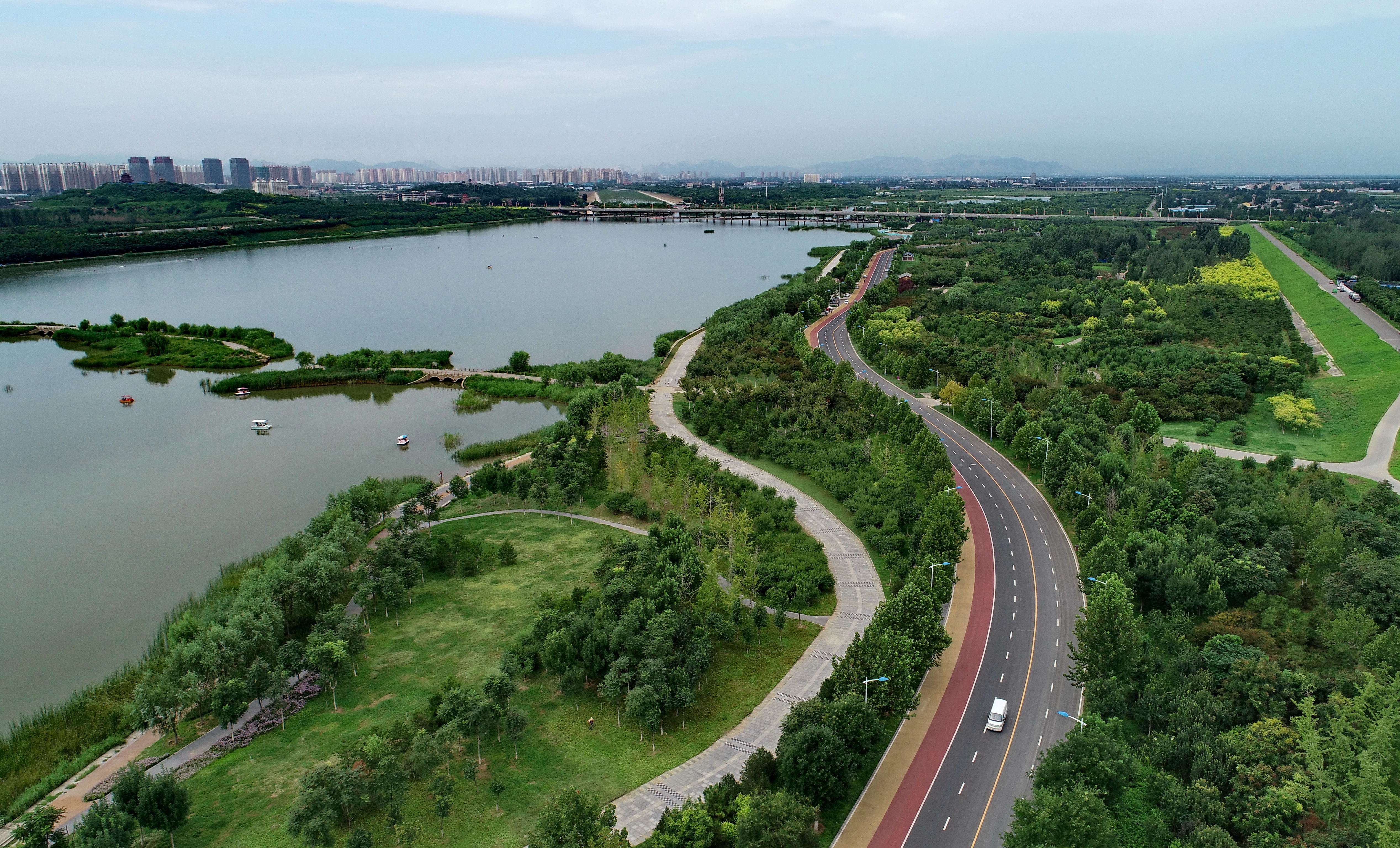 石家庄滹沱河景点图片