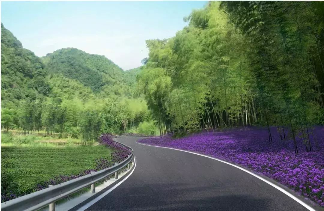 89 西上线绿化景观效果图据了解,今年越城区计划建设完成农村公路