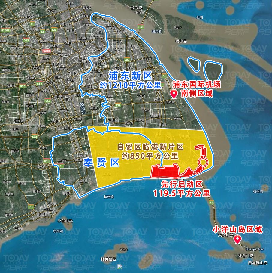 上海临港区地图图片