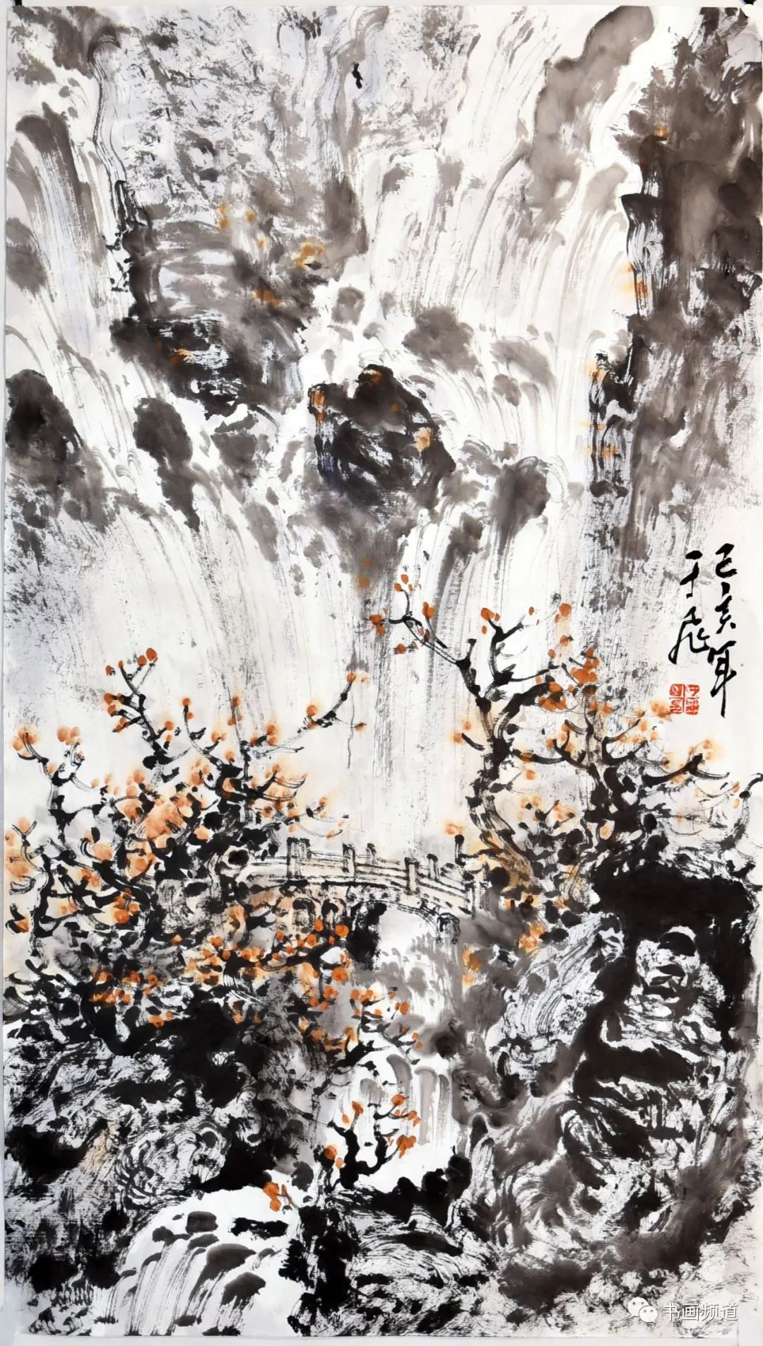 笔墨沧润浓淡有致国家一级美术师于飞