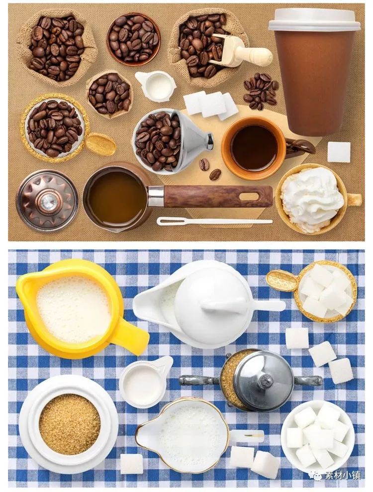 708.咖啡豆咖啡餐饮饮品红茶星巴克咖啡店菜单设计 png免抠图素材