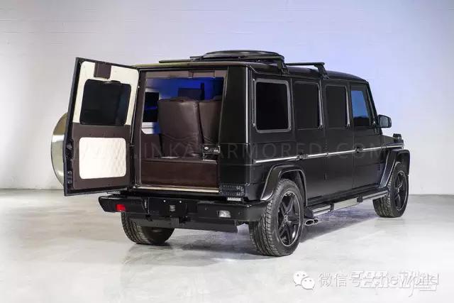 这才是男人想要的车 奔驰g级加长防弹车
