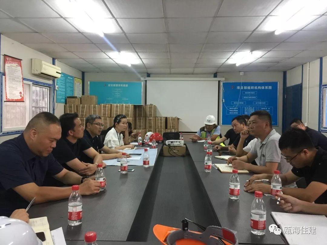 瓯海区委常委,副区长潘小林带队督查"安置提速"项目建设情况