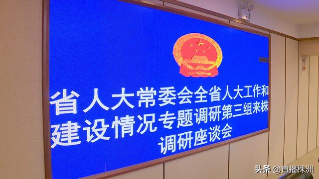 人大常委会副主任杨维刚率调研组来株洲 全面提升新时代人大工作水平