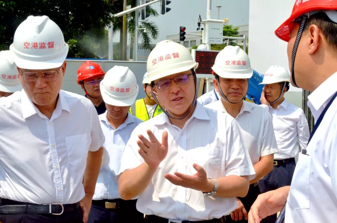 广州市委常委常务副市长陈志英调研中建四局机场项目