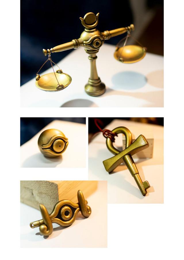 千年锡杖,千年智慧轮,千年积木精美的"七神器"模型疯狂口胡的王样