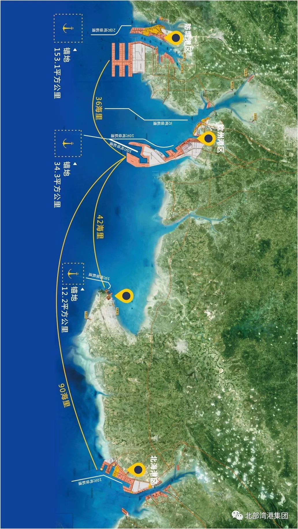 北部湾海域地图图片