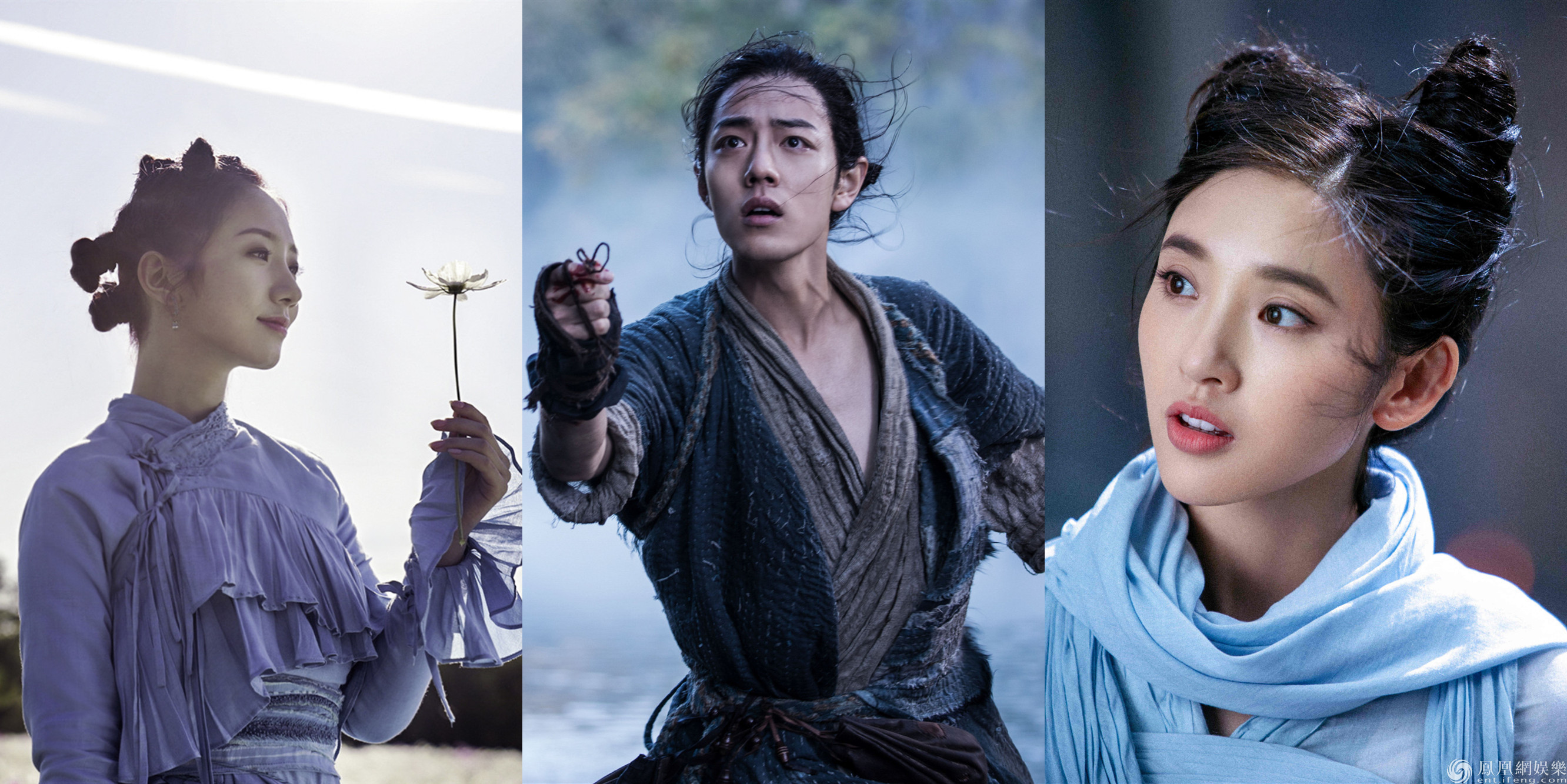 电影海报由香港金牌导演程小东执导,改编自萧鼎同名小说的电影《诛仙