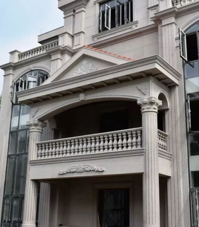 石材圆柱罗马柱的加工安装及案例大全_横截面