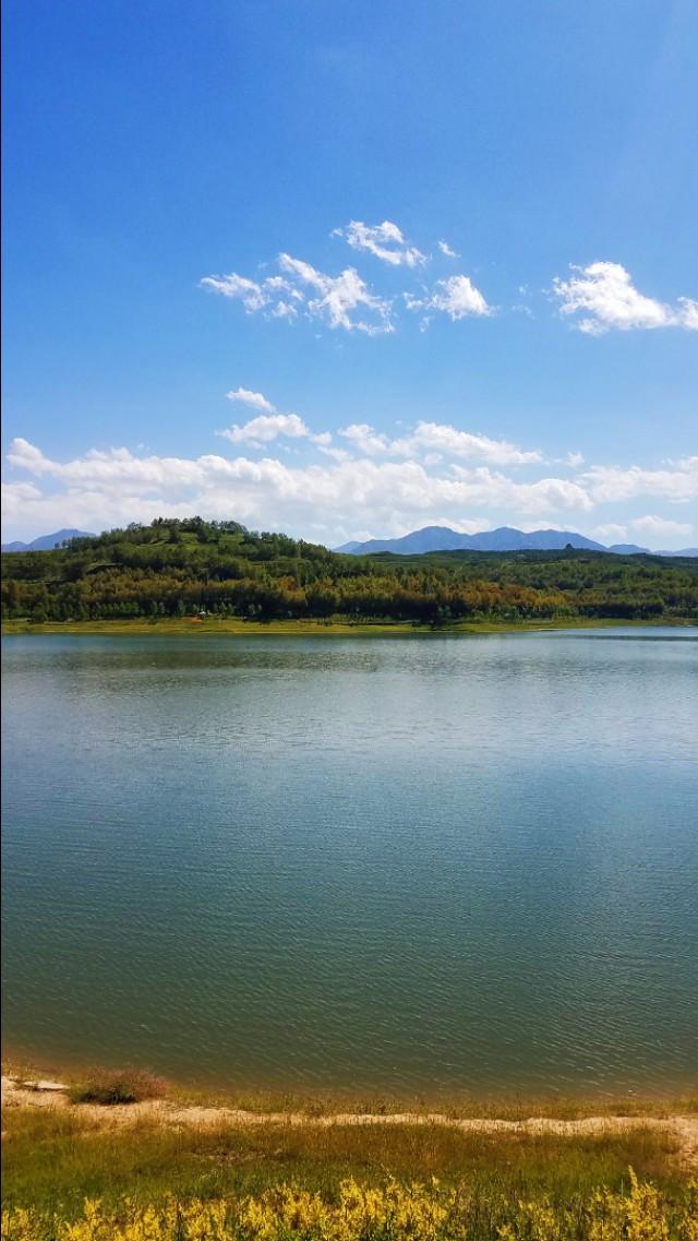 湟中莲花湖公园的风景图片