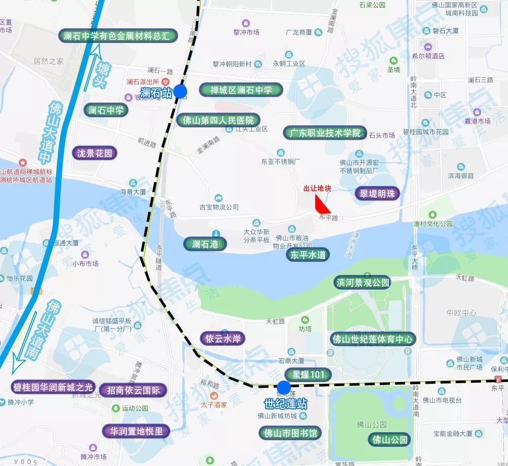 商业氛围稍显缺乏,可地块1公里范围内有佛山市第四人民医院,澜石颐老