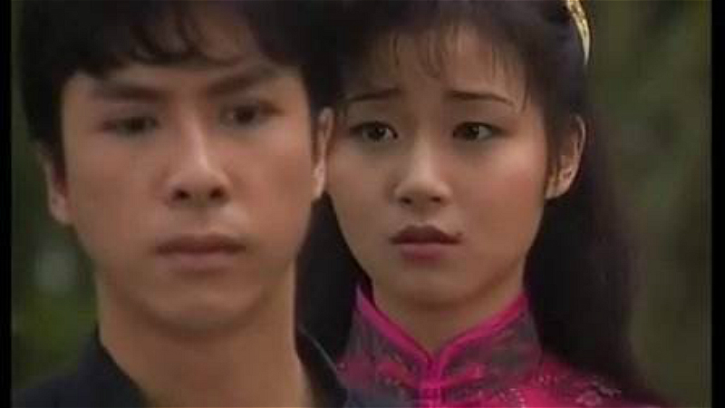 1995年,万绮雯和甄子丹合作主演《精武门,在里面饰演日本女生武田由