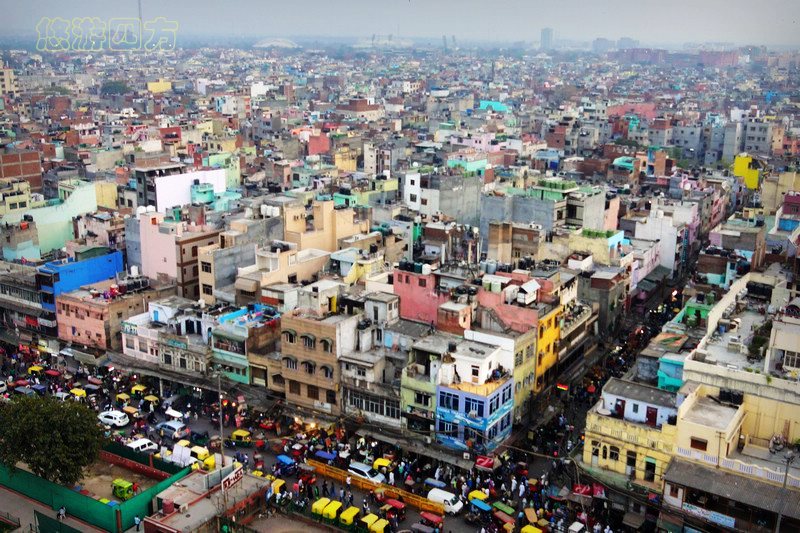 印度首都旧德里脏乱差到连中国六线城市都不如