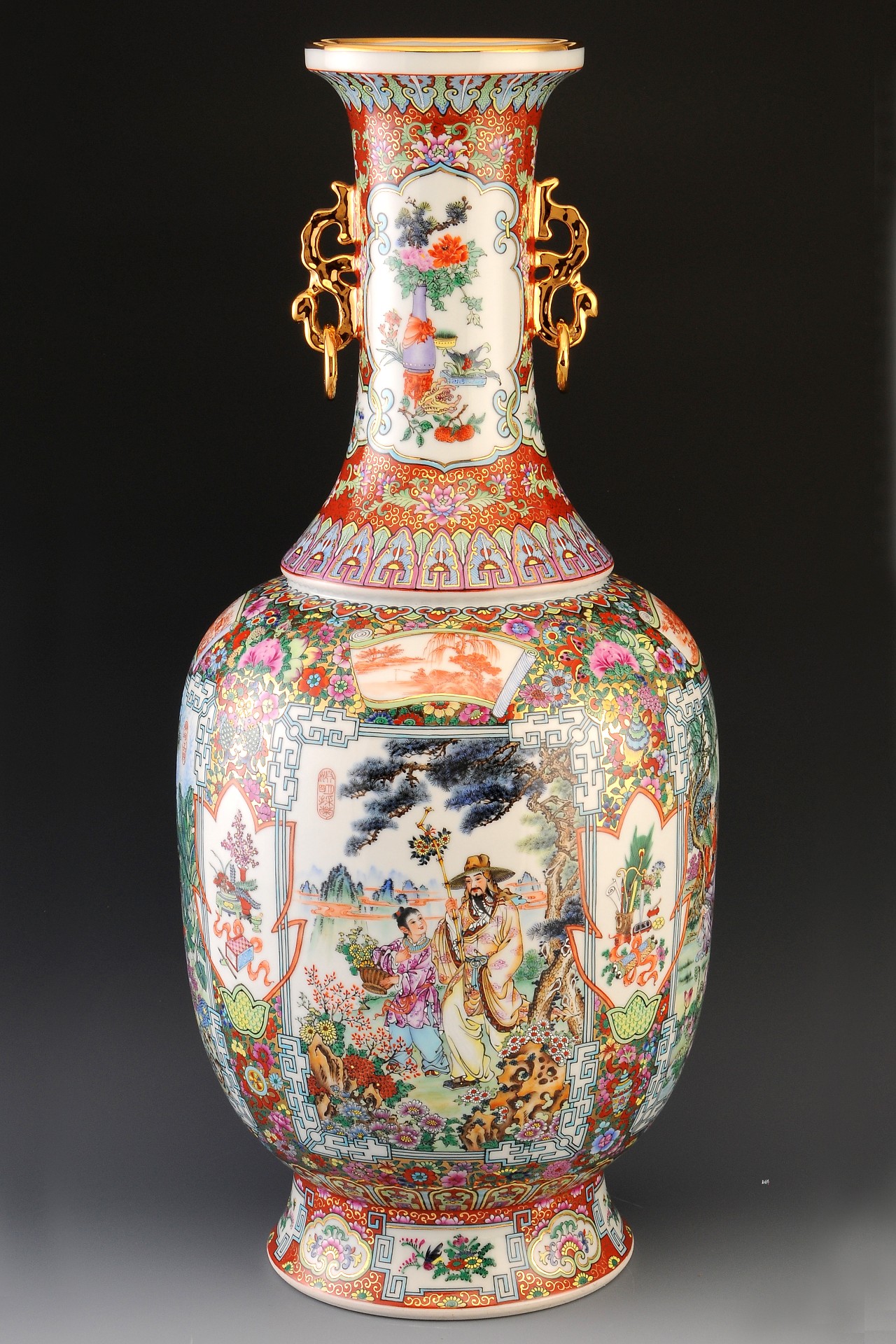 面对面的与作者交流以直播的方式,玉雕界独家走进广彩大师翟惠玲,被