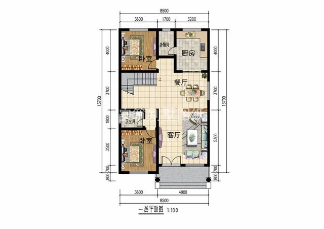 原创农村85米开间的二层洋气小别墅怎么建才好建筑高材生告诉你