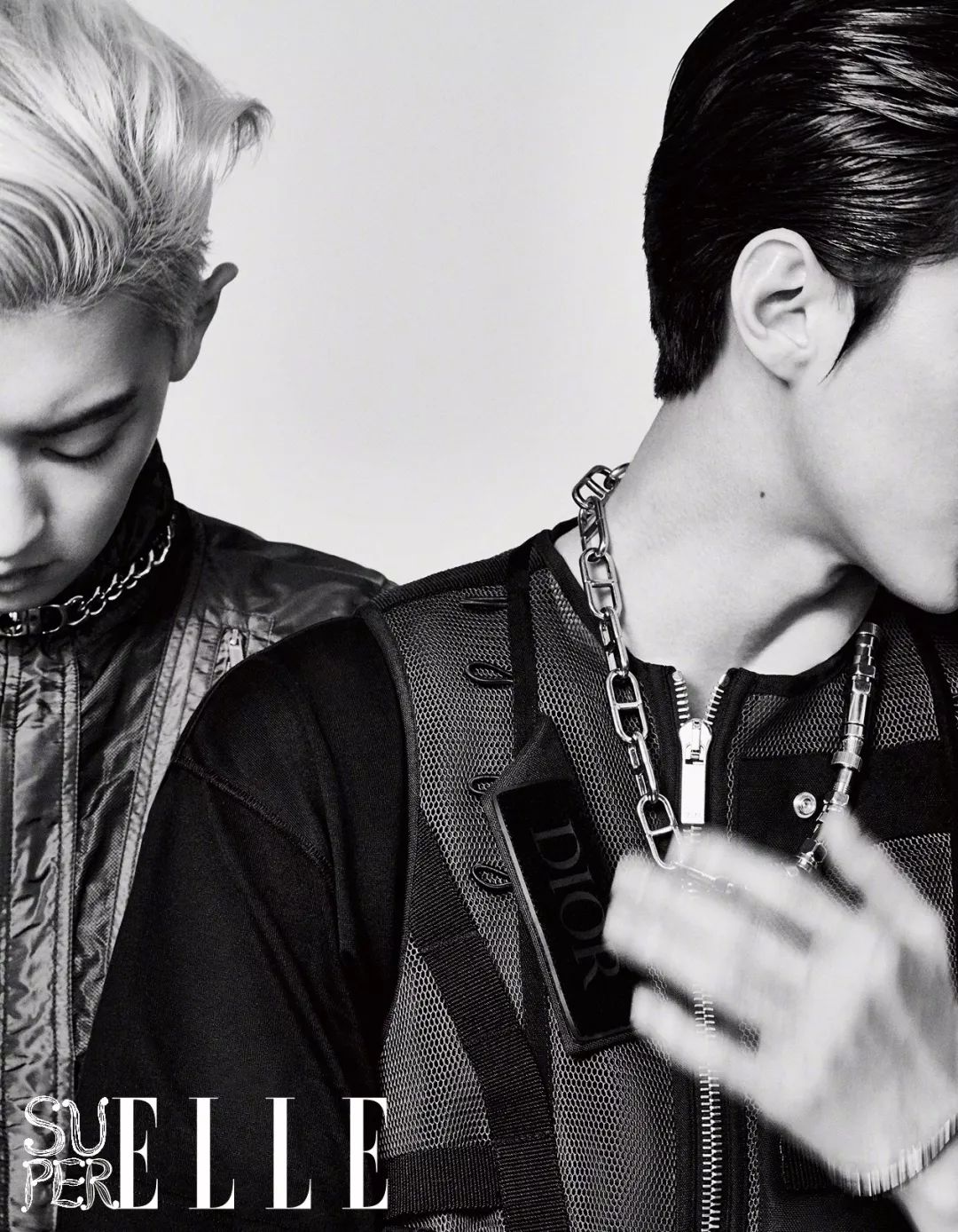 朴灿烈吴世勋合体登中国杂志颜值身材太好磕了