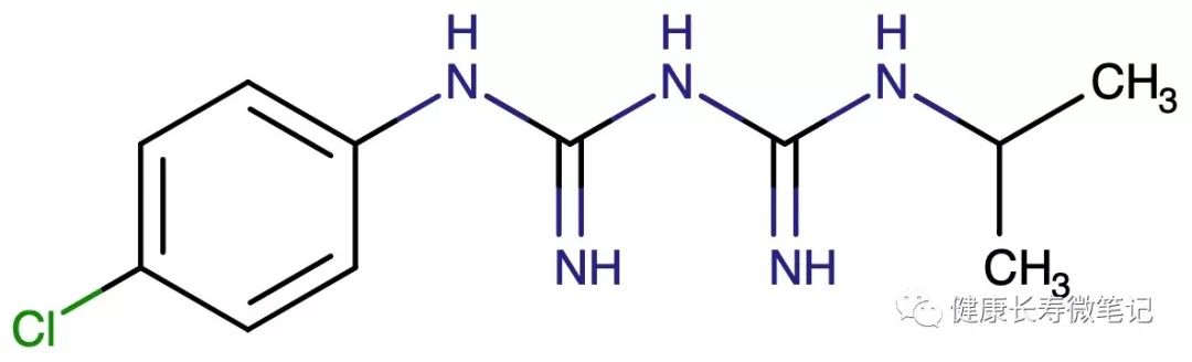 curd和rose还于1946年在《自然》杂志上发表文章,指出盐酸氯胍分子和