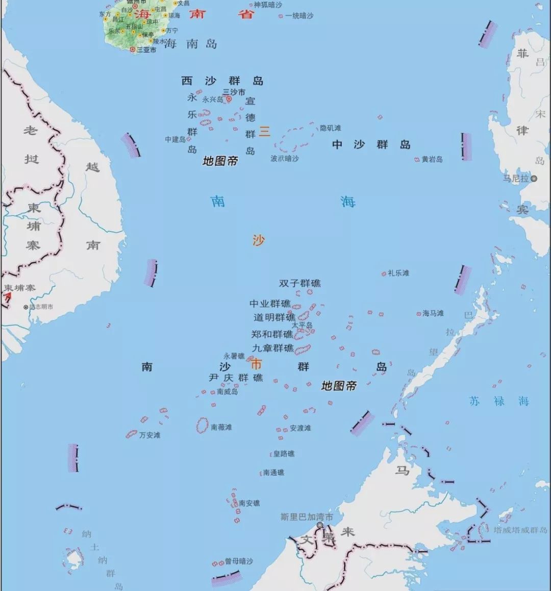 67南沙南薇滩静静地躺在祖国的南中国海