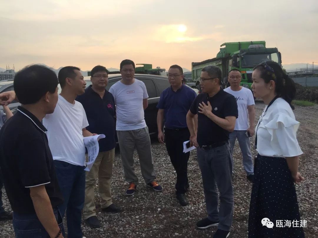 瓯海区委常委,副区长潘小林带队督查"安置提速"项目建设情况