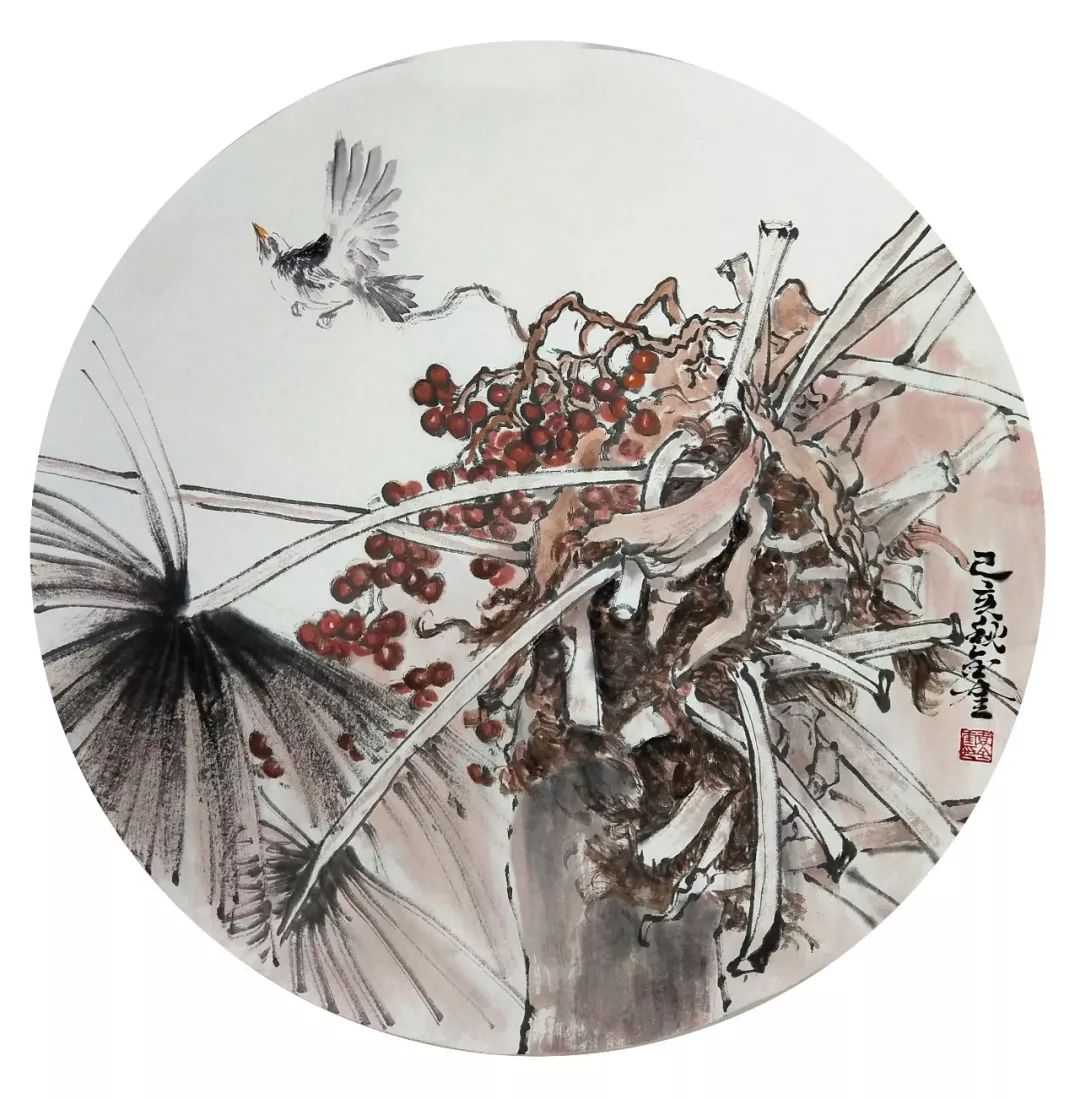 袁金奎新写意花鸟画扇面班招生只需100元