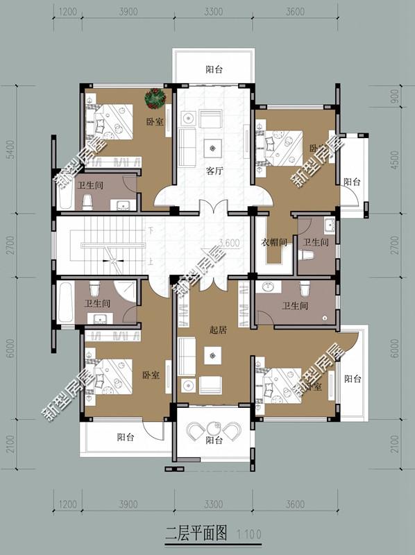 6款乡间民宿户型分享带花园庭院大套间比酒店还实惠