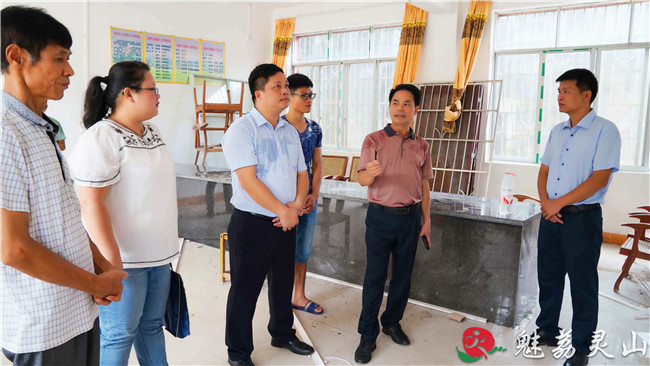 丁奇远陈明宇到武利镇指导软弱涣散党组织整顿工作_灵山县