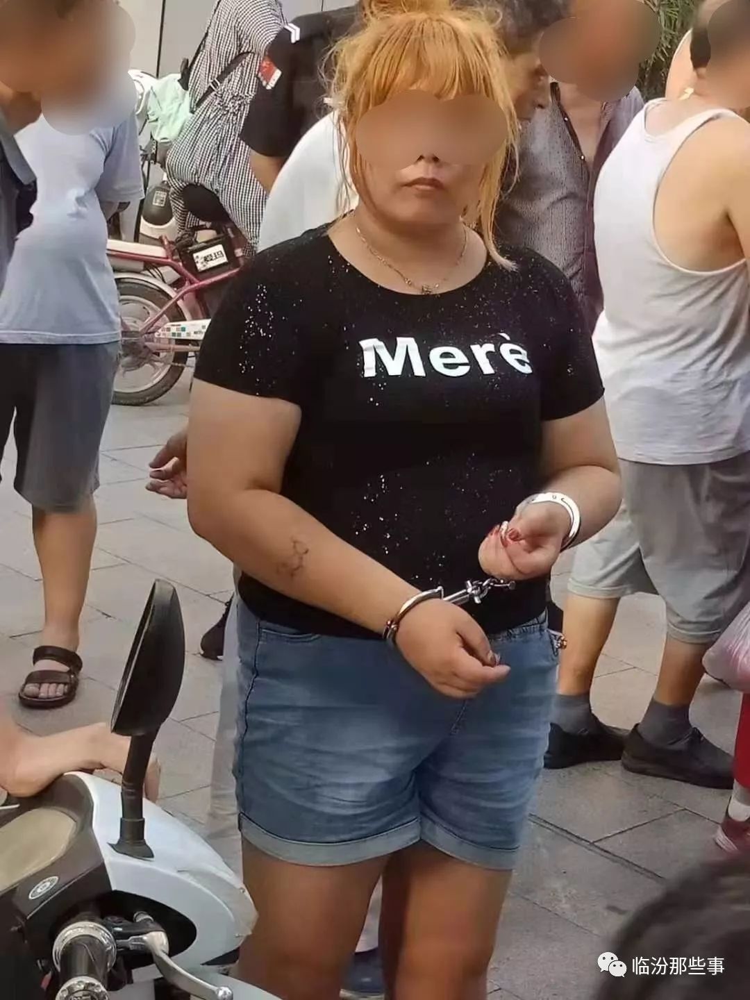 临汾一女贼在某小区作案时又被当场抓获快看看认识吗