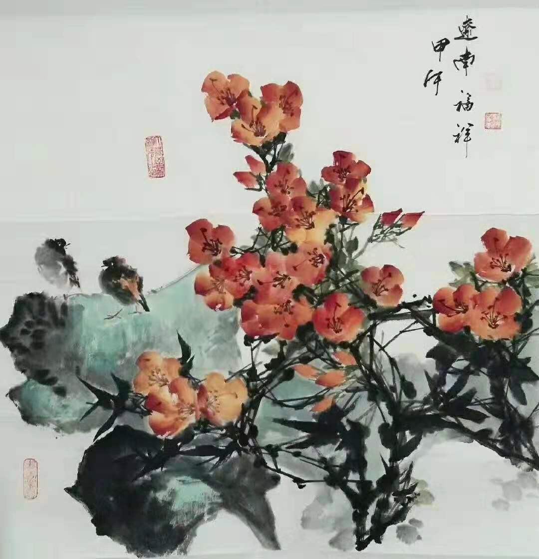 辽宁画家沈福祥的写意画作欣赏