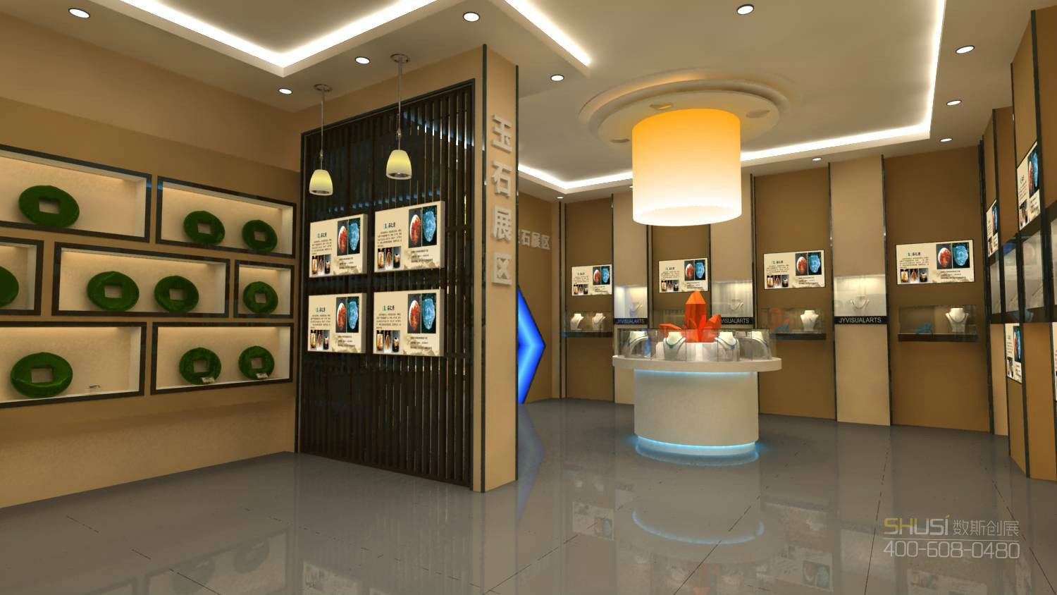 展厅设计中科学的展品陈列方式能起到事半功倍的效果