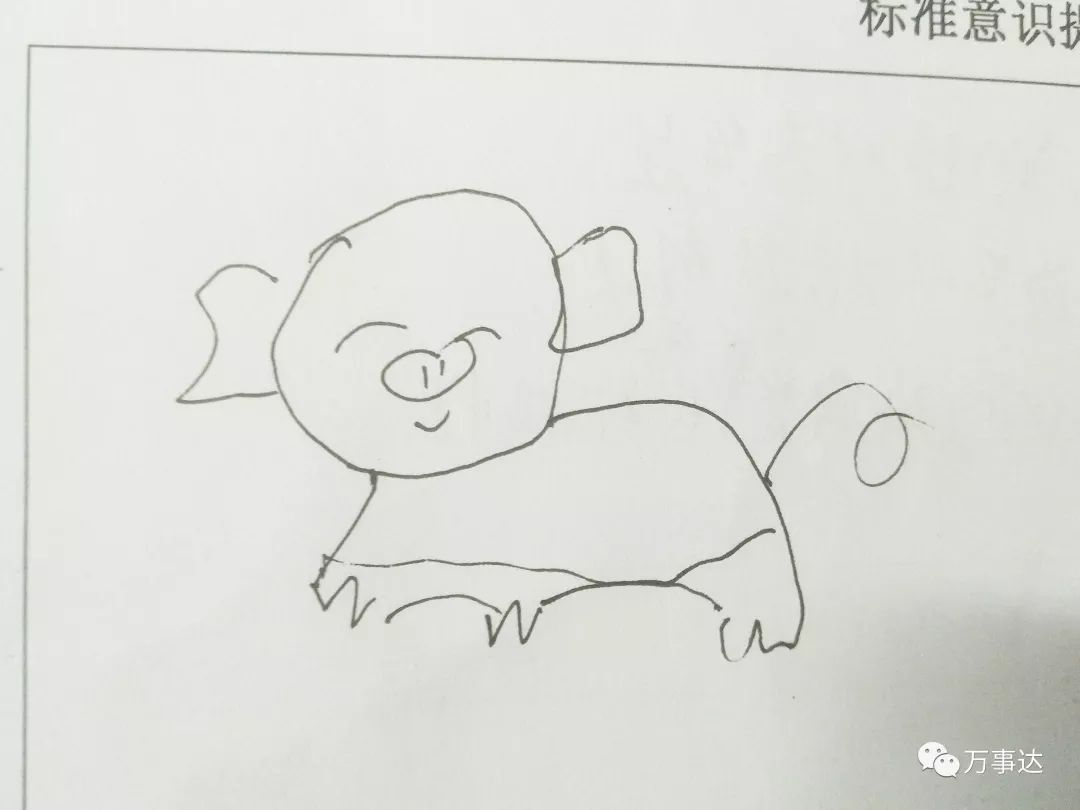 写数字画小猪万事达洁净提升士气的方式真有趣
