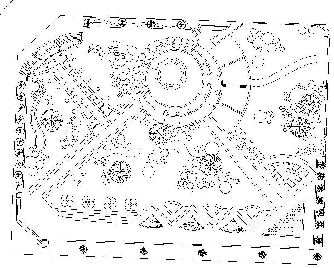 草图转cad/ai▲图片转ai效果树木转cad/ai与繁复的向量图描制工作相同