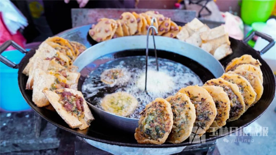 吃在玉林金黄酥脆炸饼容县人回忆里的经典美食