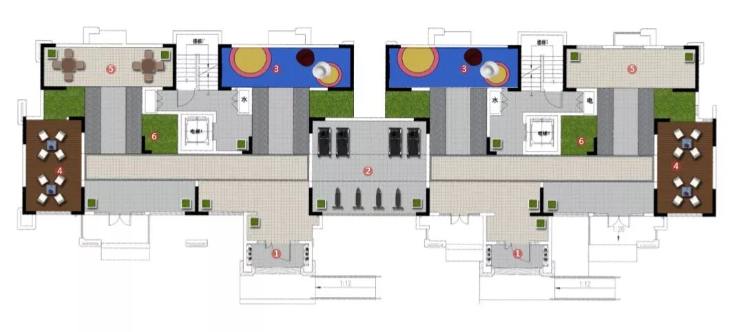 架空层设计示意图-融入东方审美,打造功能型科学社区,基于自然而凌驾