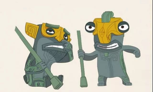 当哪吒里的结界兽撞上了三星堆里的青铜人头像