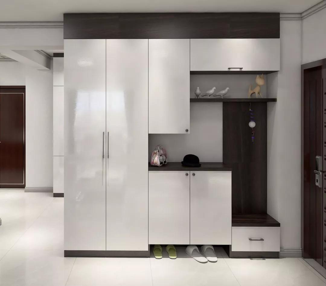 玄关鞋柜这样设计买多少双鞋都能放得下