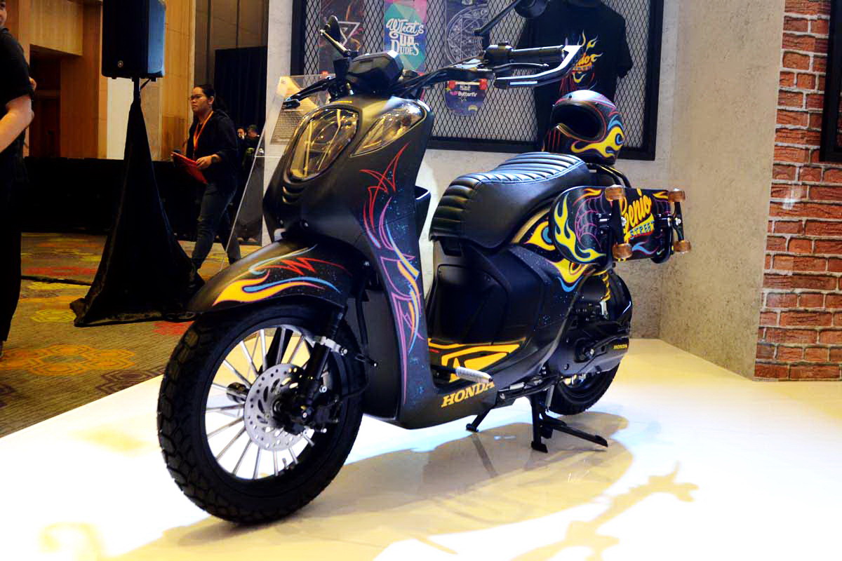 印尼honda genio 110 改装