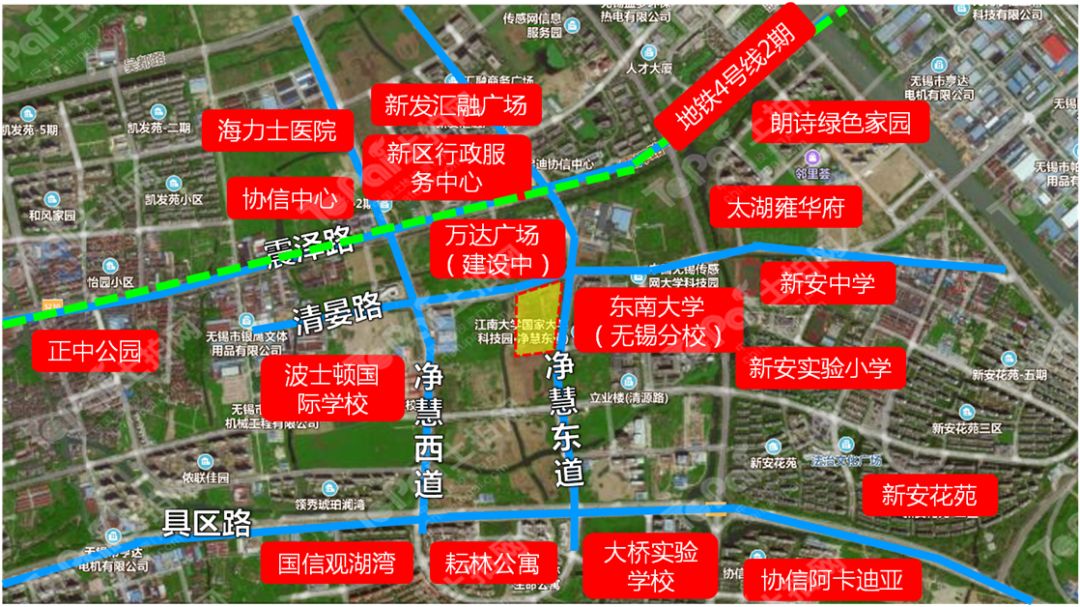 无锡新吴区产城融合擎领城市聚变近1200亩土地亮相土地市场迎来新机遇