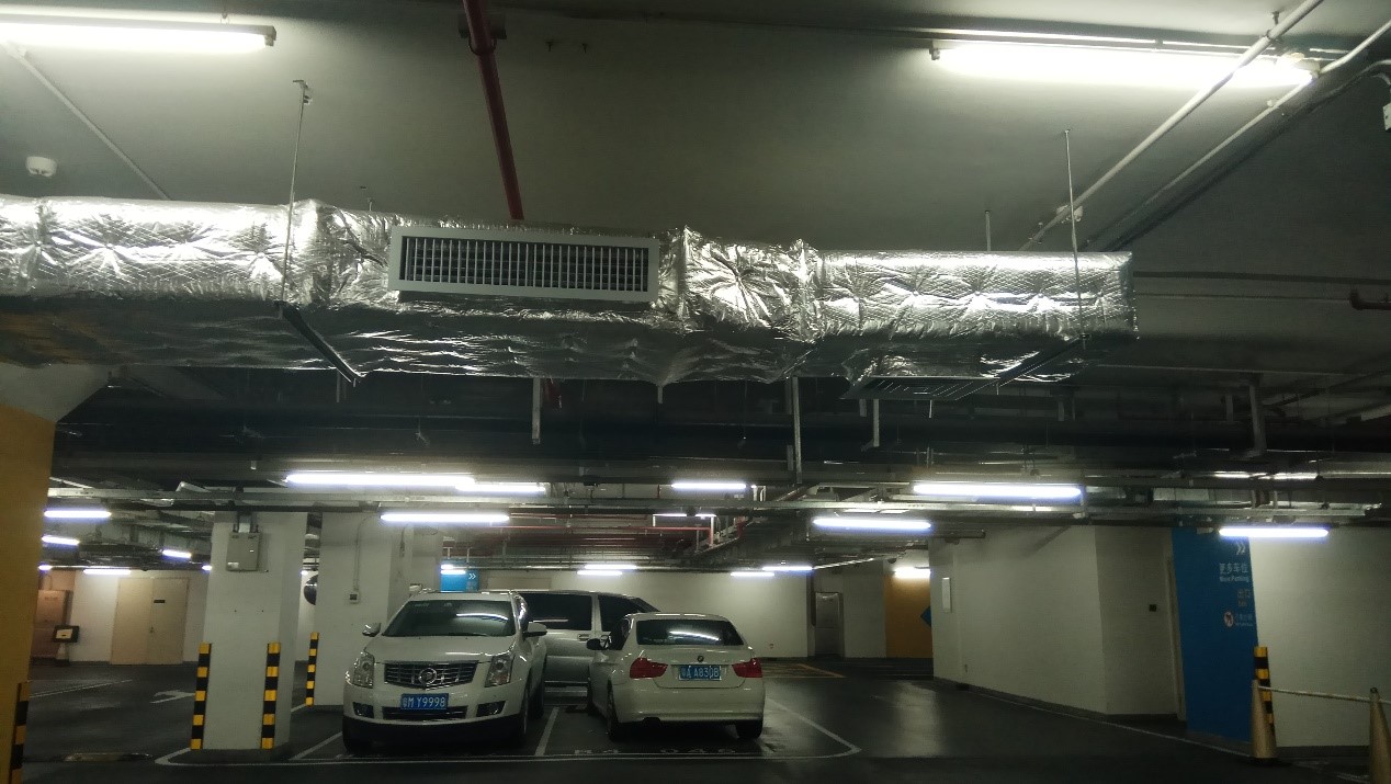蹭空调可以蹭到停车场?高过29℃,这个地下车库自动开空调降温
