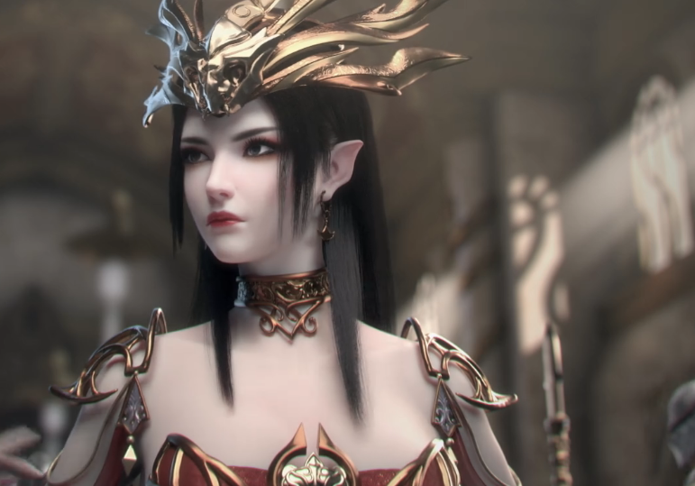 斗破苍穹美杜莎女王靠这两样保持颜值图二加半图四萧炎抱走