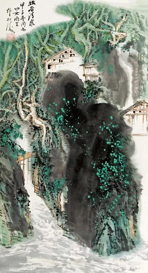 赵松涛山水花鸟人物合辑