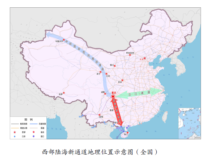 西部陆海新通道怎么建重庆成都至北部湾形成三条主通道