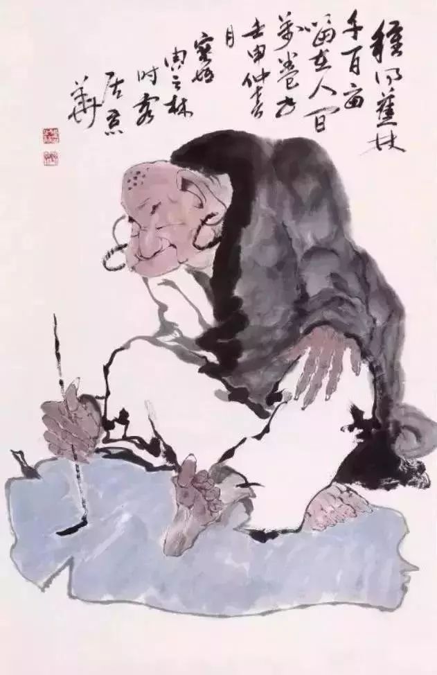 这个水墨人物,不主流,但有趣!