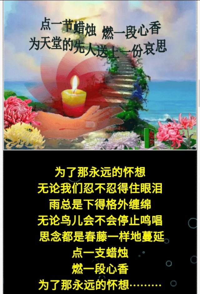 今天8月15中元节为故亲送上一份思念一份心灯