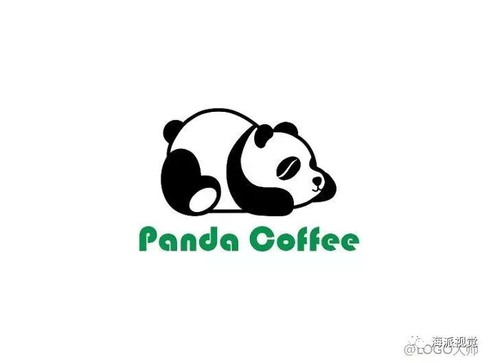 logo设计熊猫元素logo创意标志设计