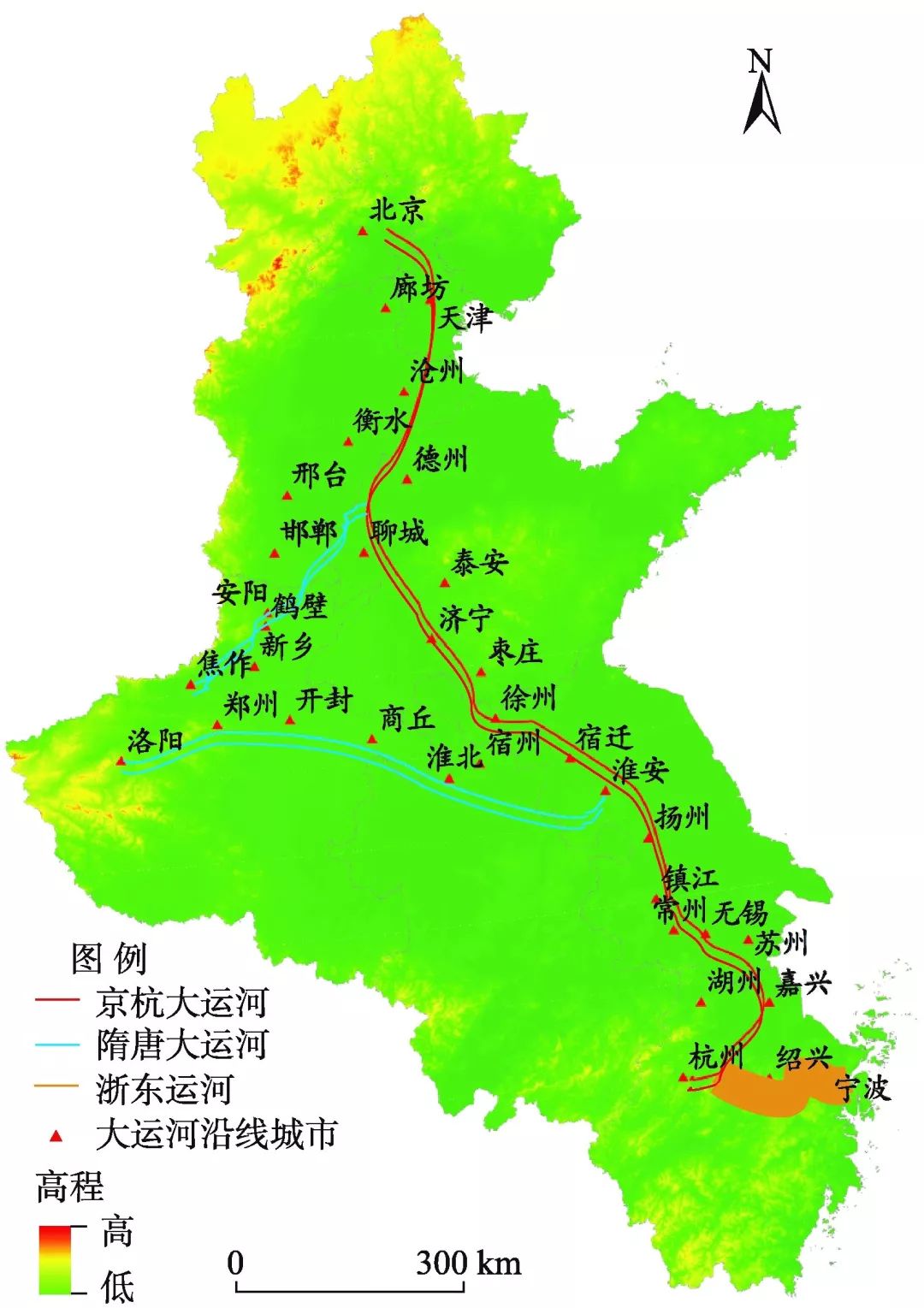 沧州大运河地图图片