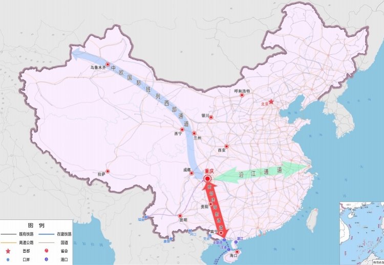 西部陆海新通道建设三步走,重庆内陆国际物流分拨中心明年建成