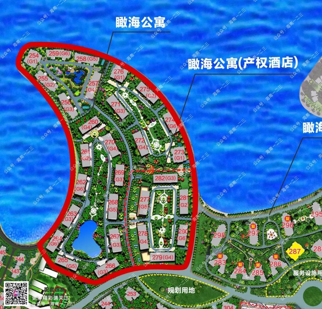 海花岛楼盘楼宇分布图图片