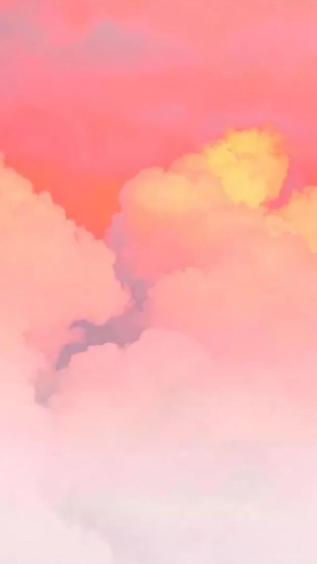 壁纸粉色天空