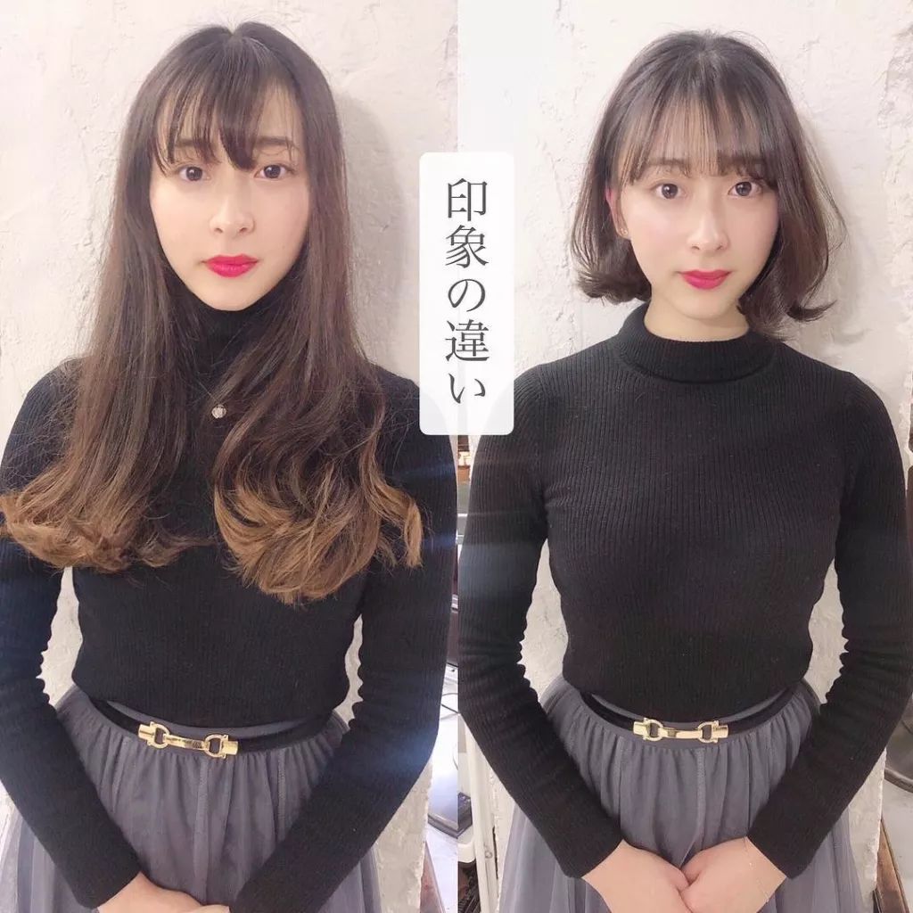 15位日本妹子剪发前后对比告诉你什么叫换发型堪比换头