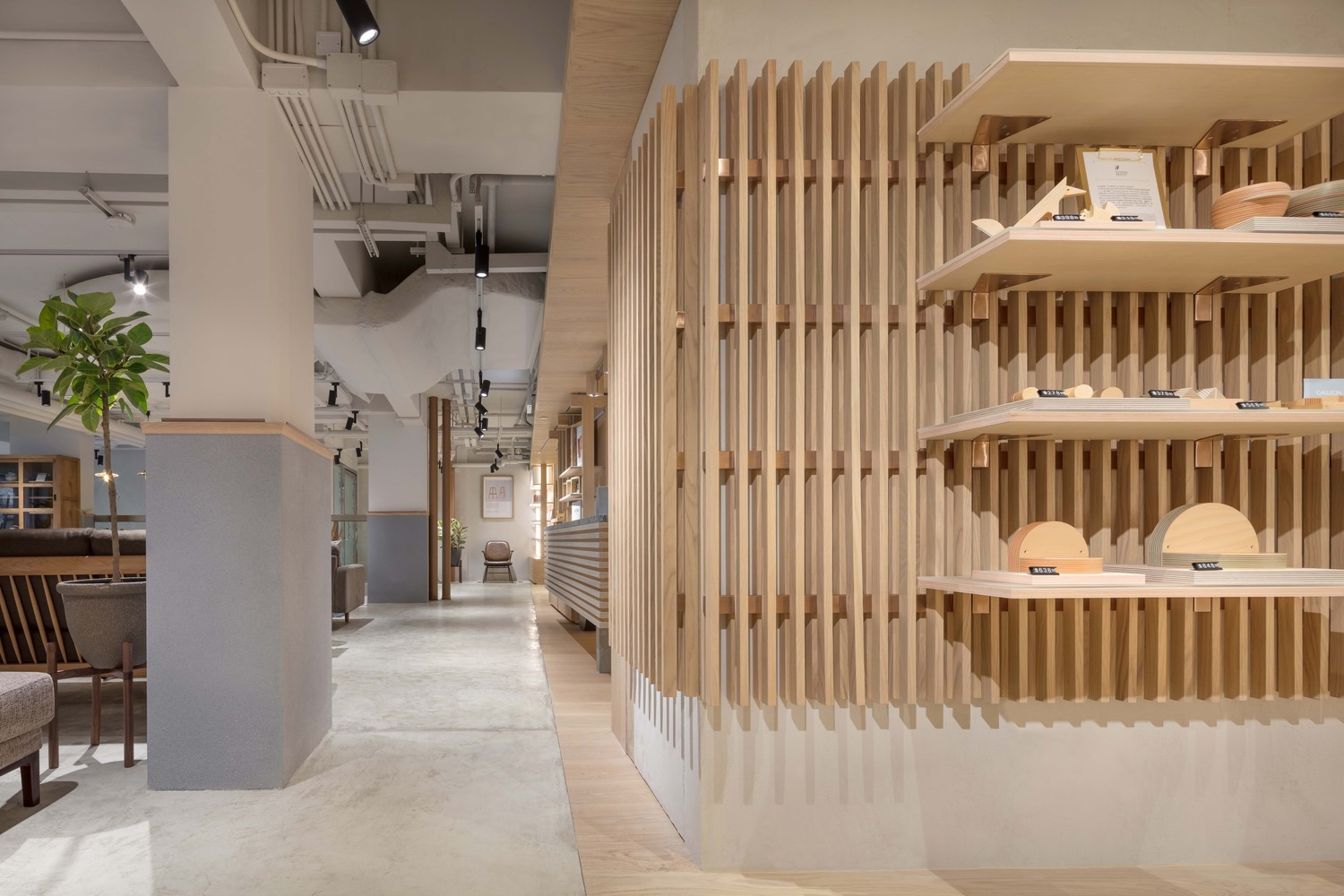 原木风家居概念店设计基础木质材料打造清新舒适的生活美学概念店